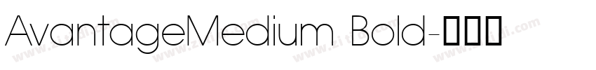 AvantageMedium Bold字体转换